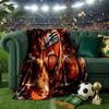 Lorient Crest Design Throws Blanket Flannel Blankets Plush for Couch Bed Gifts for Men Women Travel picnic blanket Christmas fan gifts