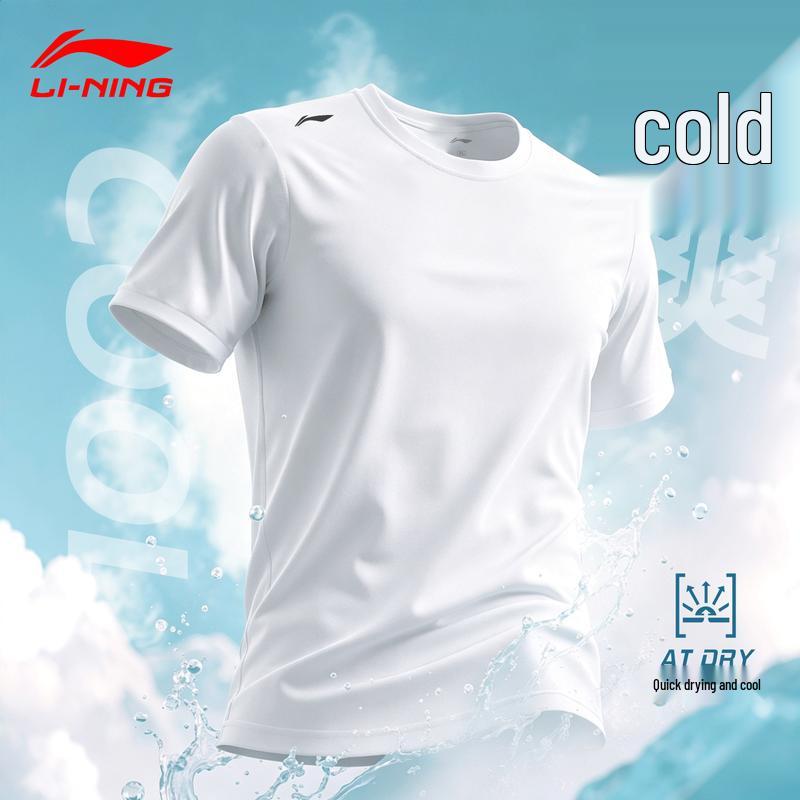 Li-Ning Мужская спортивная футболка с быстрым высыханием