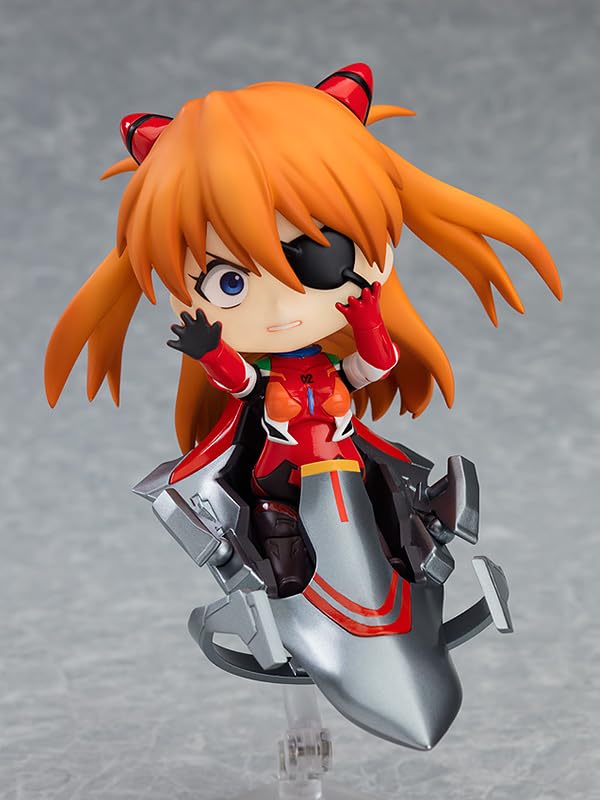 Nendoroid Новая Театральная Версия Сикинами Аска Лэнгли Пластиковая Экшн-фигурка Евангелион Версия. Немасштабированный предварительно окрашенный (переиздание)