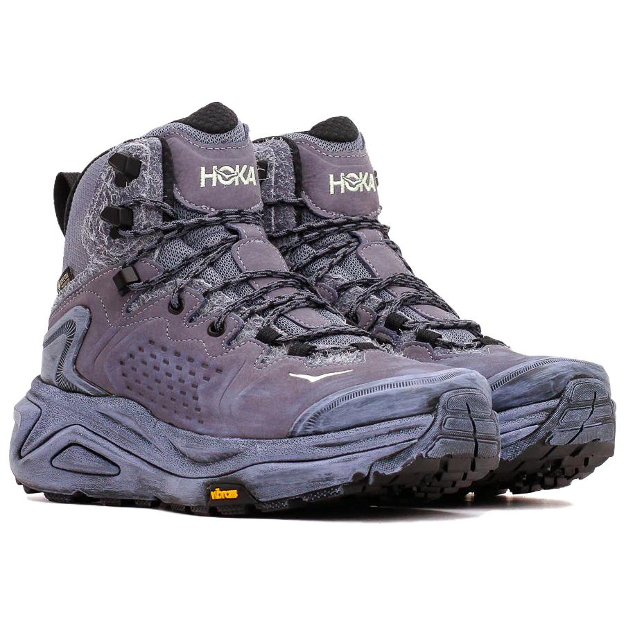 HOKA One One Kaha 3 Comfortable Hiking Shoes Unisex Hiking Shoes Gray 1168950-GHY
