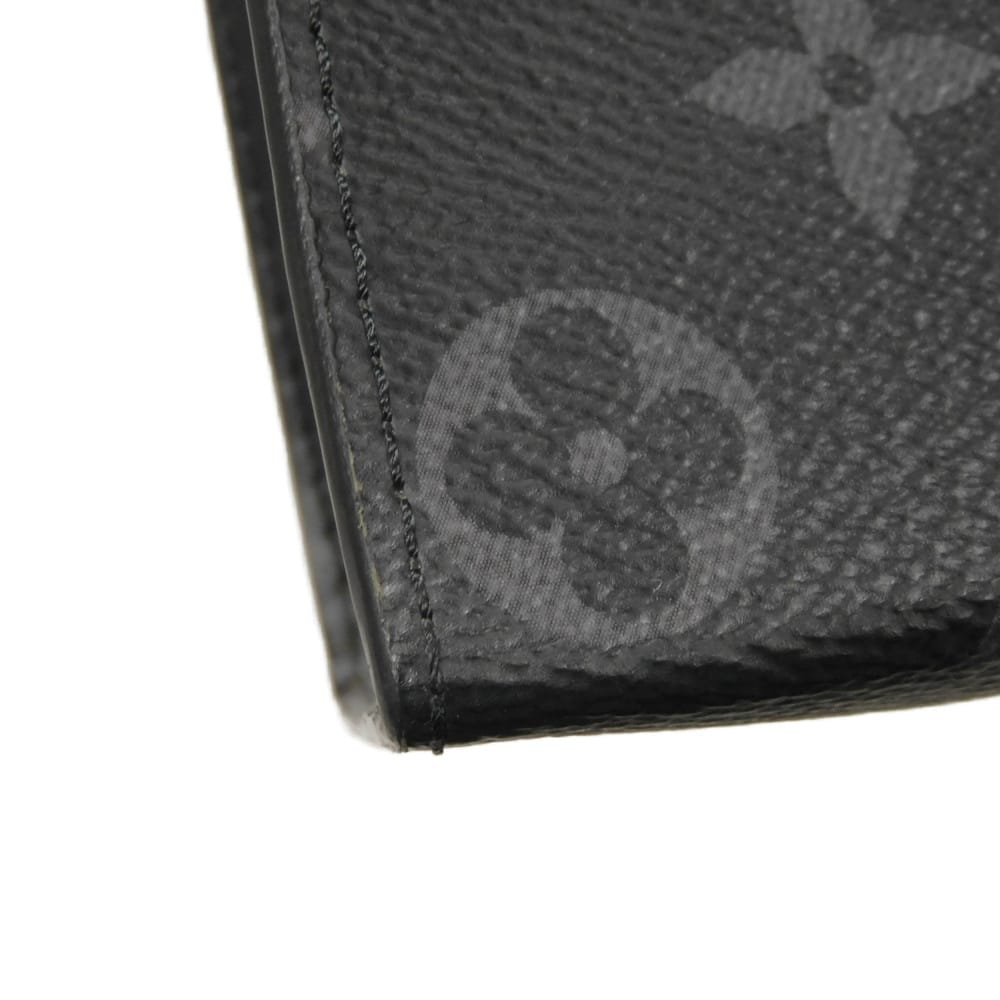 Б/у Сумка-клатч Voyage MM M61692 7931 Текущая деловая сумка RFID IC Monogram Eclipse Noir Мужская 12564 из Японии ОРИГИНАЛ