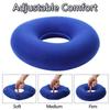 1pc Donut Pillow Hip Support Medical Hemorrhoid Seat Pad Tailbone Pain Relief Massage Cushion W/ Inflatable Pump Donut Chair Pad