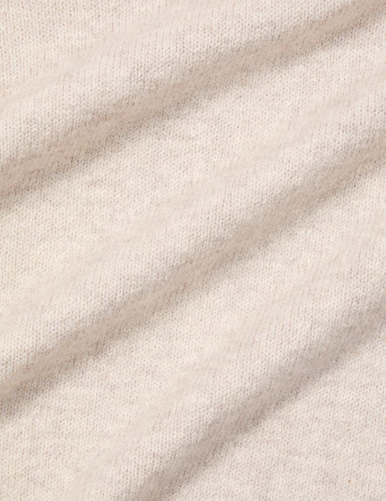 Amazon Essentials Men's Quarter-Zip Soft Touch Long Sleeve Sweater, Off-White, Size XL