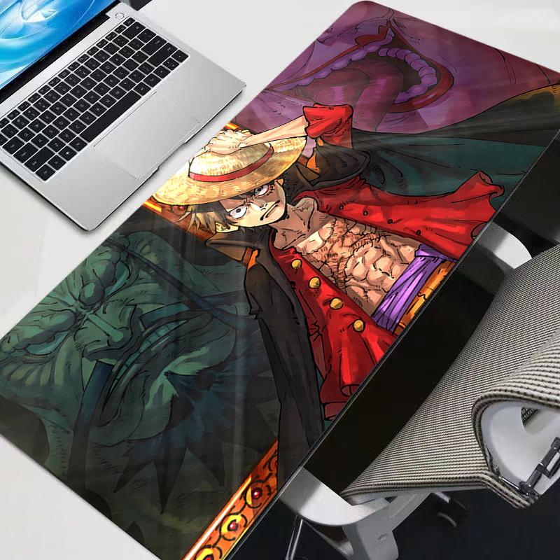 Gaming Mouse Pad Large One Piece Anime Durable Computer Mousepad Desk Mat PC Anime Carpet Keyboard Gamer Accessories Table
