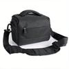 1PC Black Nylon DSLR Camera Bag. Portable, Waterproof. Fits Sony, Nikon,Canon, Panasonic DSLR Cameras Like Canon EOS Rseries Liu