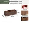 Shangqi Outdoor Rectangular Solid Wood Planter Box