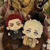 Season 3 Omens Good Plush Dolls Pendant 10cm Angel Aziraphale Stuffed Toy Crowley Plusie Keychain Ornament Gift Dolls