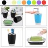 Аксессуары для костюма для ванной комнаты, 4 шт./компл., пластиковый стаканчик, держатель для зубных щеток, мыльница, пресс-бутылка для шампуня