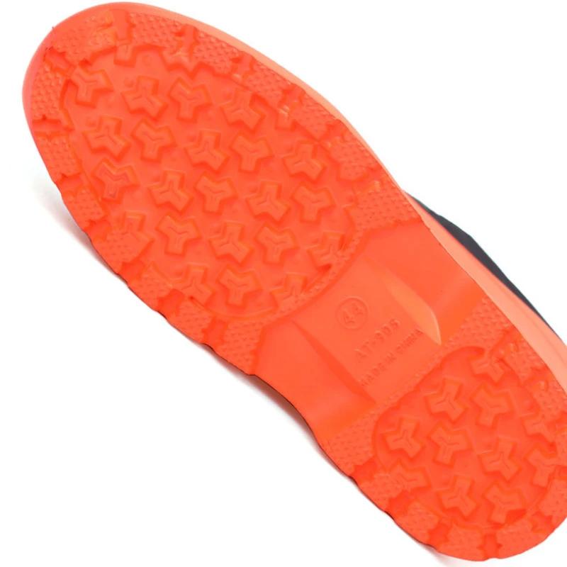 Модные новые теплые сапоги из ЭВА для защиты от дождя, защитные сапоги для мужчин, для рыбалки, мойки автомобилей, рабочая обувь, мужские модные сапоги для дождя до колена