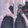 Elegant Lace Cuffs Decorative Sleeves for Female Teens Detachable Arm Cover Cuff Extension Trendy Clothing Accessories