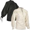 Fashion Men Bandage Long Sleeve Medieval Renaissance Shirt Gothic Man Warrior Plus Size