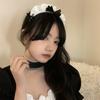 Реквизит Головной убор Макияж Кружева Девушки Женские аксессуары Корейский стиль Повязка на голову Лолита Повязка на голову Бант