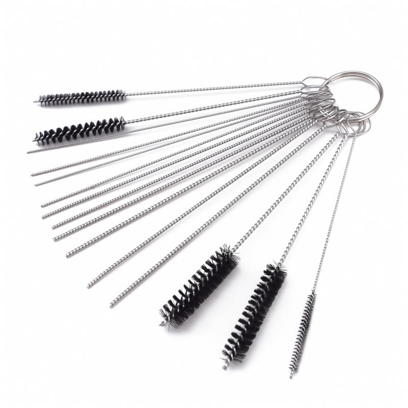 15 шт., инструмент для удаления карбюратора, угольные игольчатые щетки, наборы инструментов, чистящие иглы, пробирка