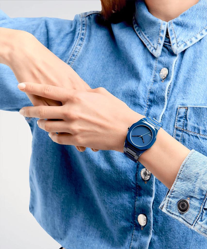 Авторизованный дистрибьютор D1 Milano и Часы CEBU03 Керамические Чисто-синие 37 мм [D1 MILANO] Мужские Женские