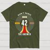 Nice Don't Panic 42 The Answer To Life 100% Cotton Summer Casual Cool Loose T-Shirt