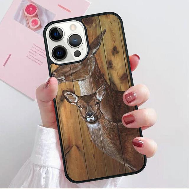 Чехол-ракушка с оленем для iPhone 17 Air 15 16 14 13 12 Pro Max 11 Pro Max Plus Чехол для телефона