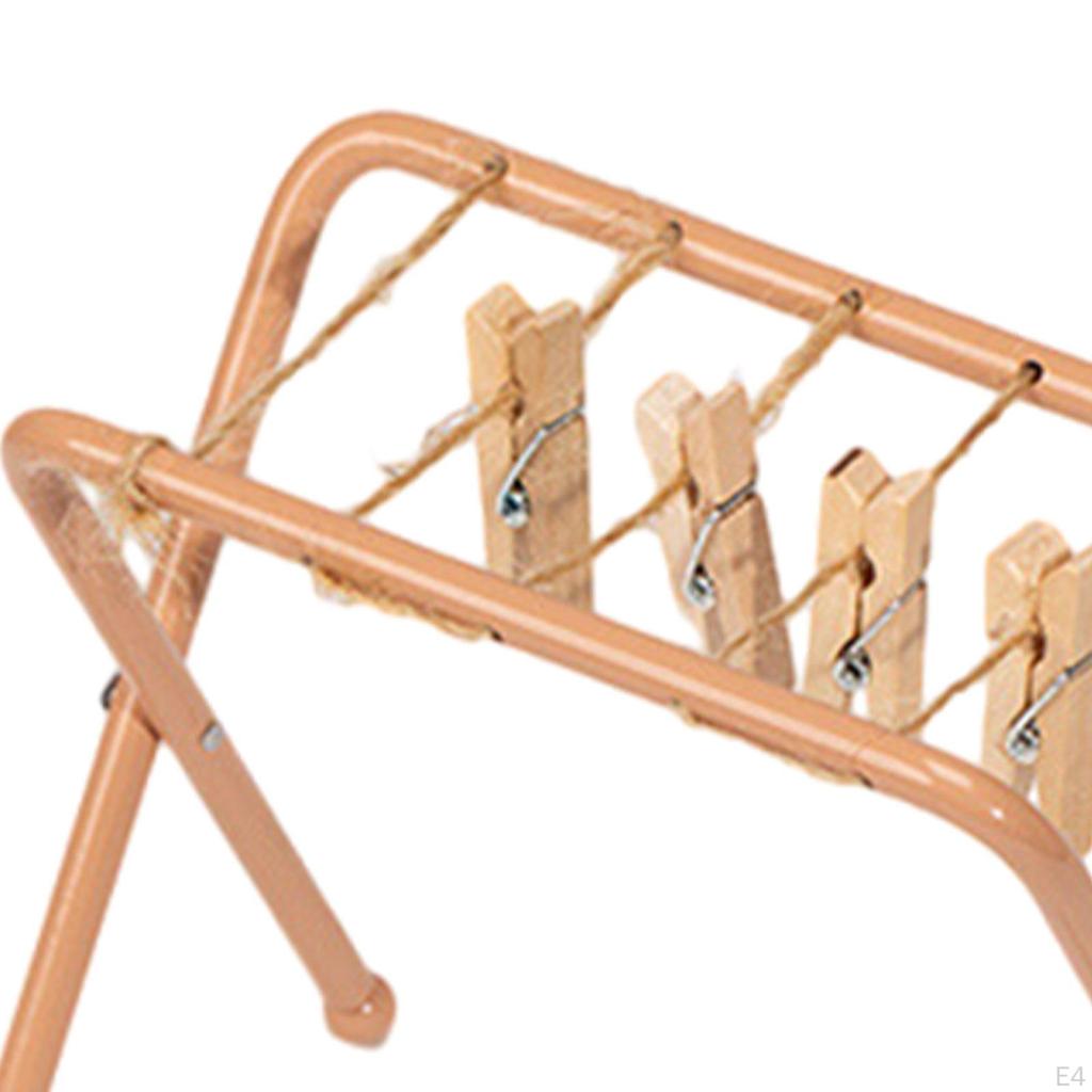 Кукольная сушилка для одежды, имитация модели одежды, мини с прищепками для деталей кукол BJD