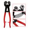 8 Inch Heavy Duty Glass Mosaic Nipper – Wheeled Ceramic Tile Nippers, Stained Glass Cutting Tool for Tiling