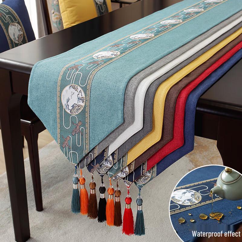 New Chinese Style Waterproof Table Runner