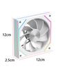 B# 12 см вентилятор для корпуса компьютера, скорость 1800 об/мин, тихий вентилятор охлаждения для ПК, корпус компьютера