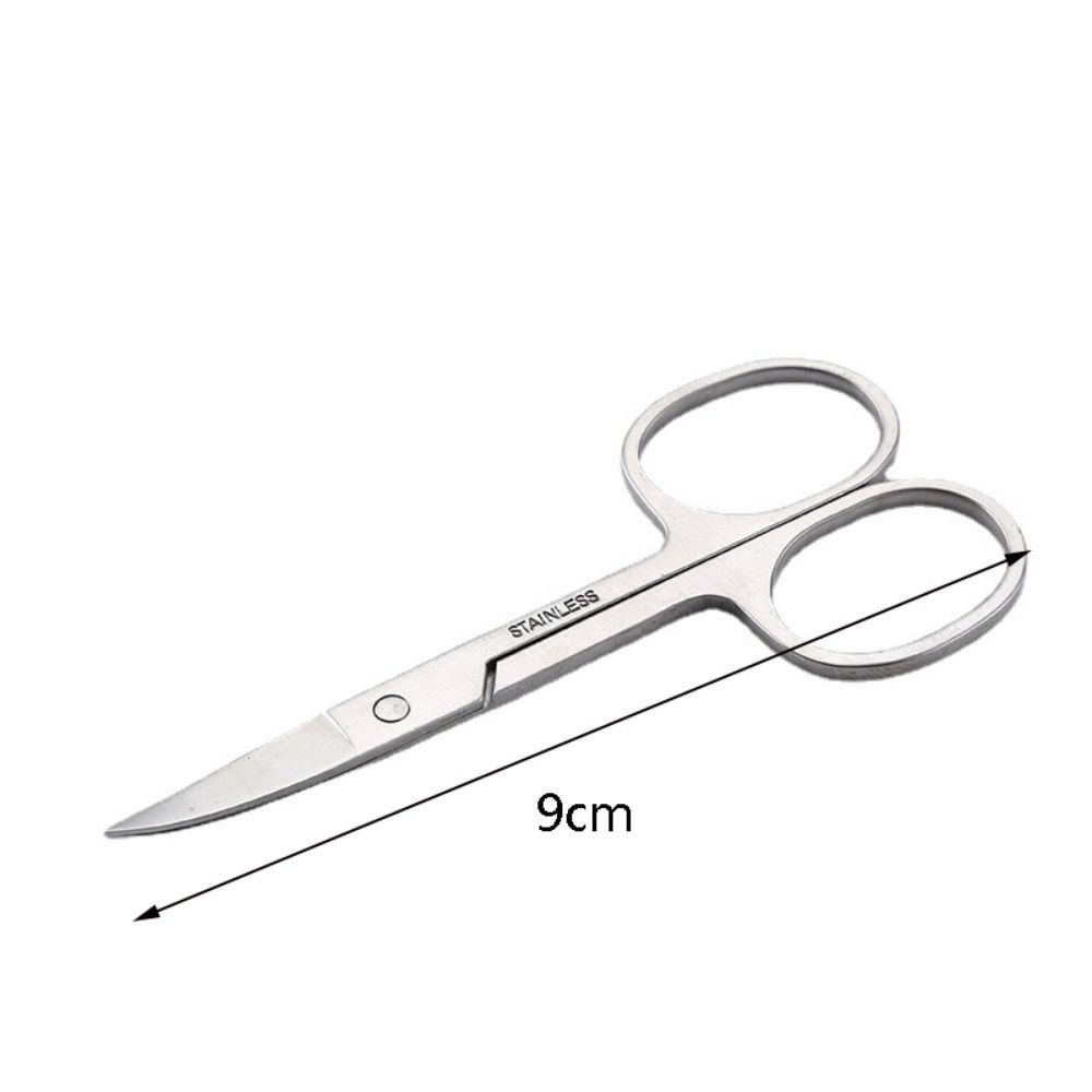 Ножницы для макияжа из нержавеющей стали, инструменты для стрижки волос в носу, унисекс