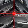 For Honda Accord 13-17 4x Carbon Fiber Color Car Door Armrest Door Window Lift Panel Decorate Cover
