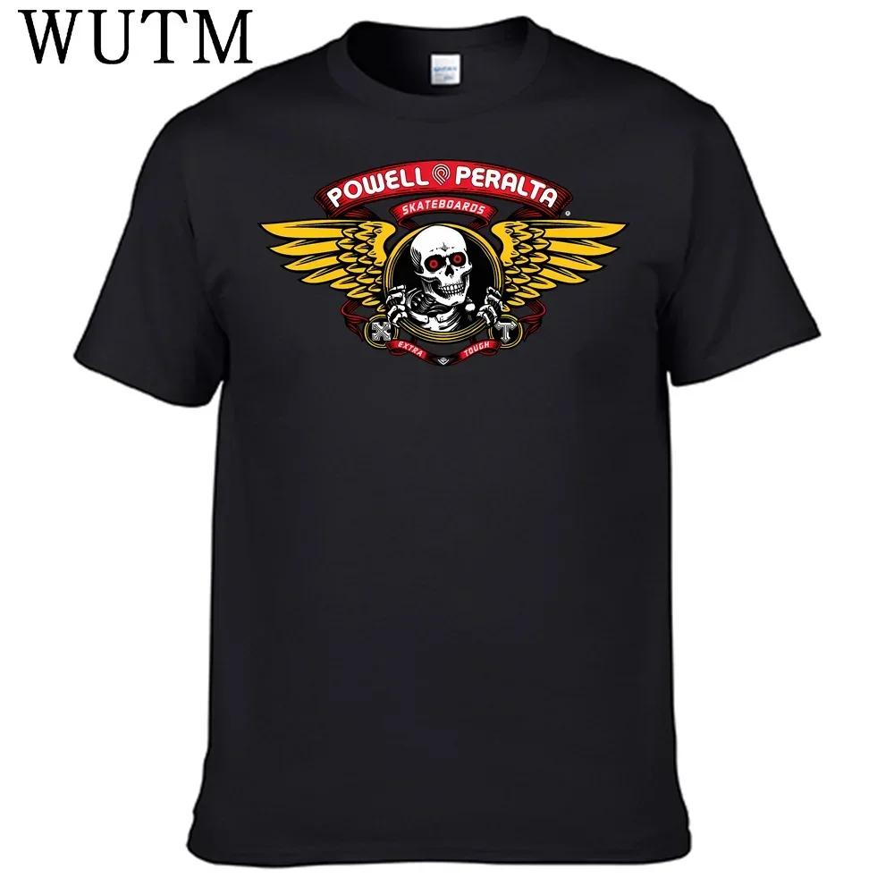 Футболка Powell Peralta 100% Хлопок Мужская Футболка Топы