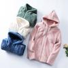 Double-sided Coral Fleece Sweater Women's Autumn and Winter Casual Zipper Cardigan Jacket Thickened Warm Homewear Jacket Women