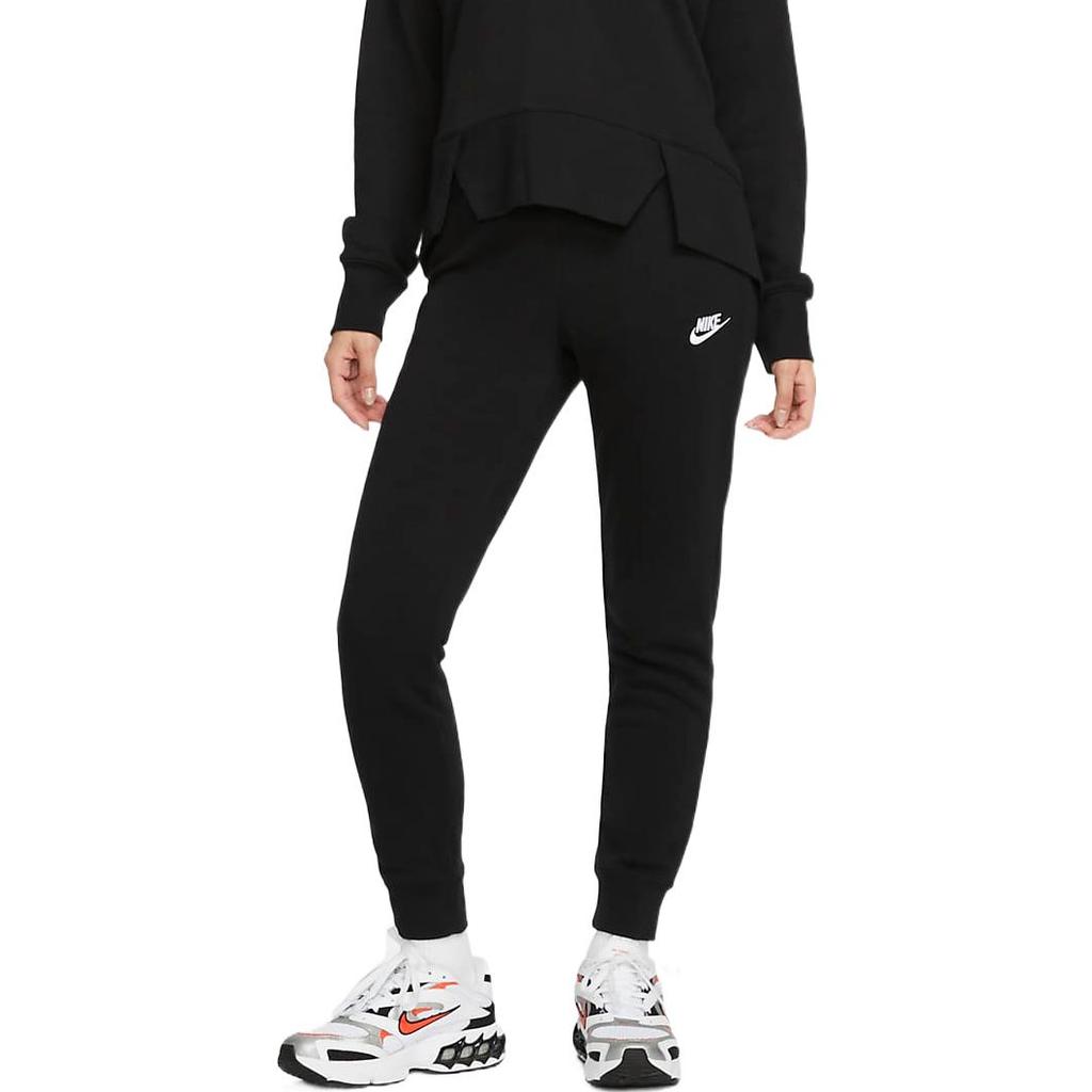 Nike Однотонные брюки-джоггеры с вышитым логотипом для женщин, низ, черный DQ5175-010