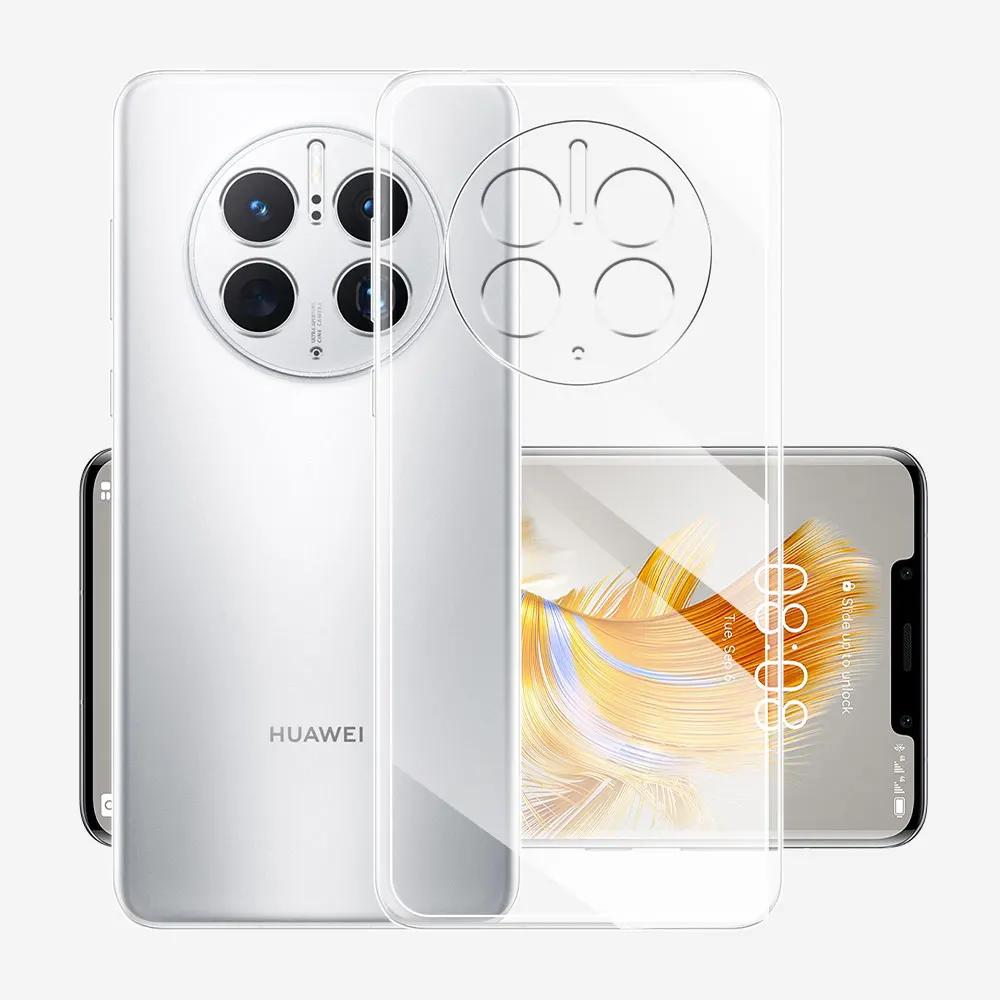 Чехол для Huawei Mate 50 Pro Прозрачный Силиконовый Мягкий ТПУ Задняя крышка Для Huawei Mate 50 Funda Для Huawei Mate 50 E Прозрачный Coque