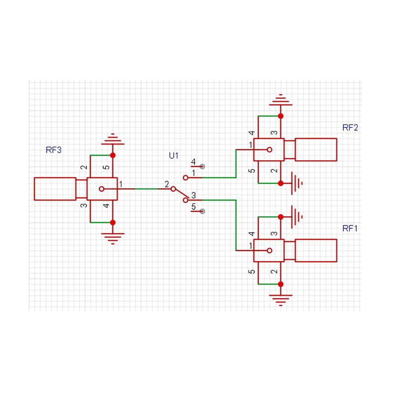 10-ваттный высокочастотный ручной РЧ-переключатель антенн