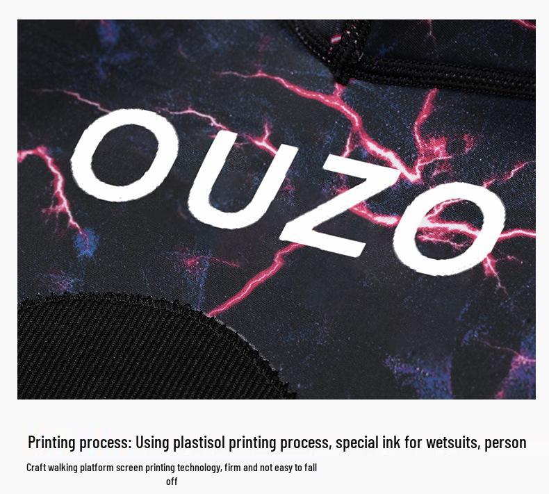 Женский гидрокостюм 3 мм с капюшоном для подводной охоты и дайвинга - Двухсекционный для теплого зимнего плавания, серфинга и рыбалки.