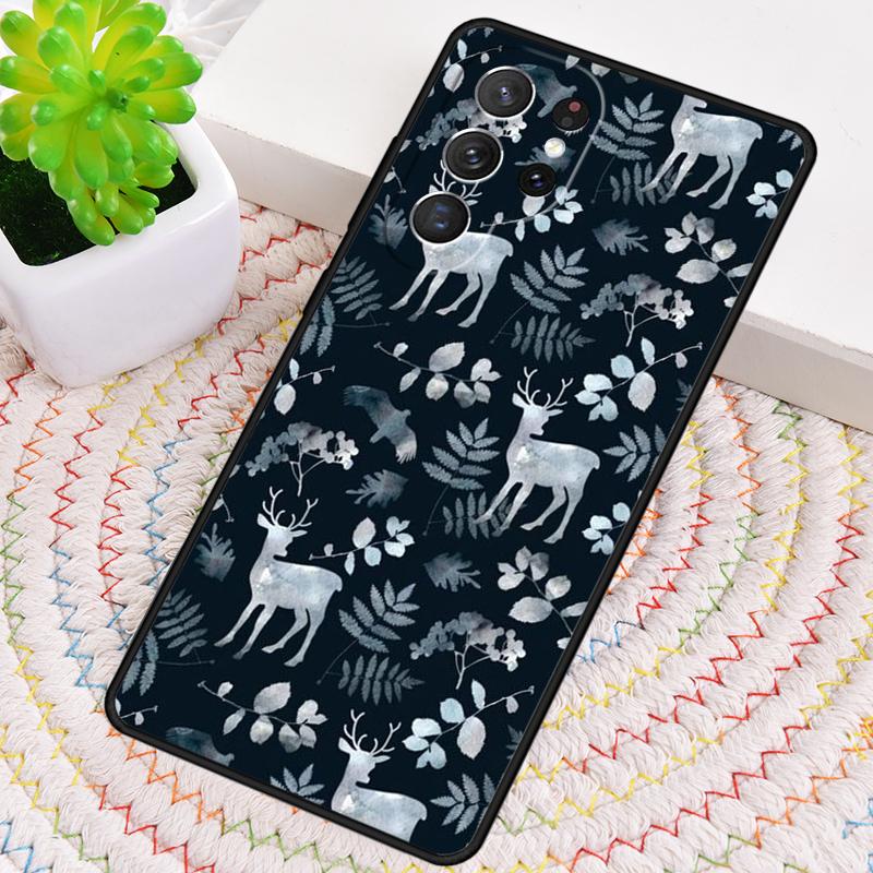 Wild Forest Animal soft TPU Phone Case For Samsung Galaxy note 10 pro S26 S25 S24 S23 S22 Ultra Plus S21 FE S20 Shockproof Cover