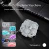 Fun Portable Creative Keychain Smooth Rotation Finger Relax Keychain  Hanging Charm