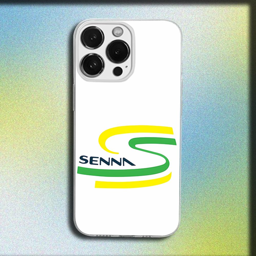 Чехол для телефона A-Ayrton Senna для iPhone 16,15,14,13,12,11 Plus,Pro,Max,XR,XS,Plus,SE,Mini Прозрачный Мягкий Чехол