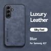 Для Samsung A37 A57 Чехлы из ПУ кожи Автомобильный магнитный держатель Силиконовый чехол Для Galaxy A37 A57 Встроенное железо Защитная задняя крышка