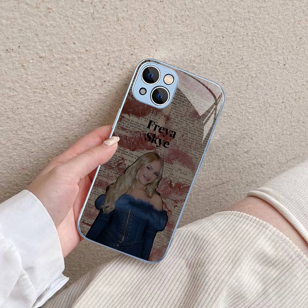 Закаленное стекло Singer F-Freya Skye для iPhone 14 13 12 11 Pro Mini XS MAX 14Plus X XS XR Чехол