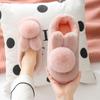 Женские зимние нескользящие плюшевые хлопковые тапочки: Теплые туфли на каблуке для пар, для использования в помещении и на улице