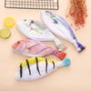 1PC Pen Bag Organizer Realistic Fish Shape Pouch Pencil Case with Zipper Makeup Pouch Funny Handbag Stationery School Supplies