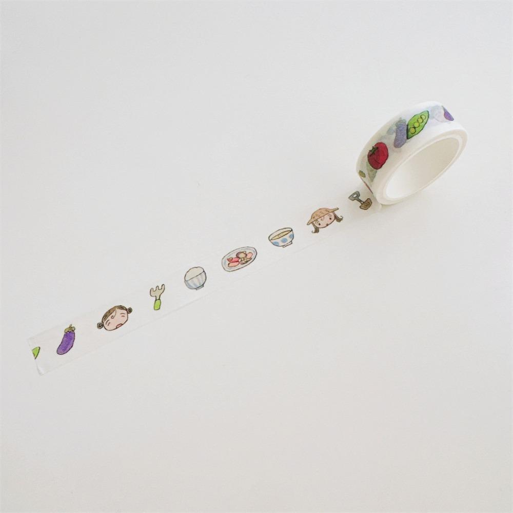 Creative Tearable Washi Tape Removable DIY Decorative Sticker Tape Cartoon Pattern DIY Craft Tape Journaling