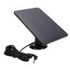 Security Camera Solar Panel Energy Saving High Effciency 4W Solar Panel Charger with Bracket for Outdoor Black