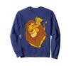 Disney Lion King Simba and Mufasa Crew Neck Sweatshirt