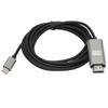 Адаптер-кабель TypeC на HD Multimedia Interface, 1,8 м, для ноутбука, телевизора, проектора, линия HD-преобразования