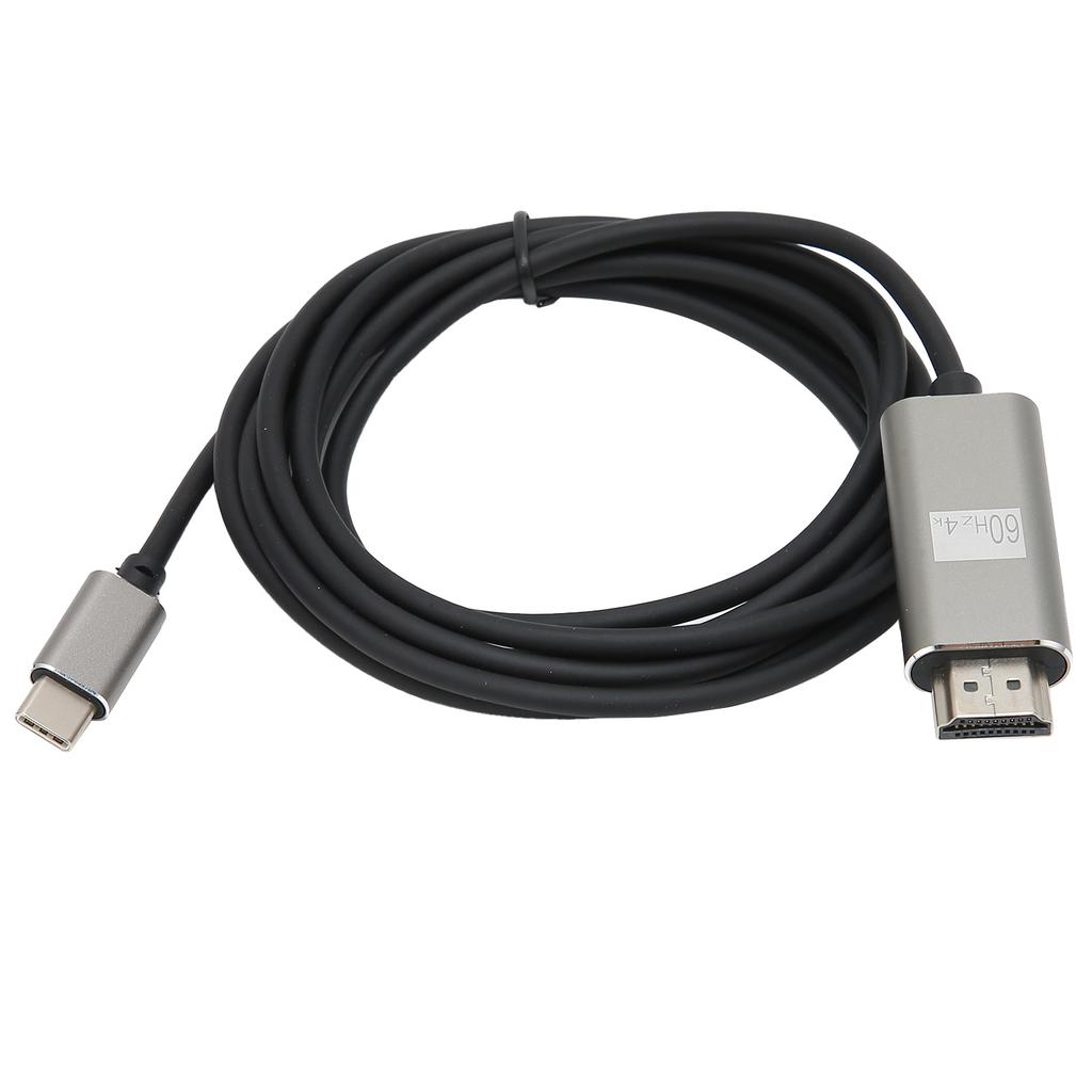 Адаптер-кабель TypeC на HD Multimedia Interface, 1,8 м, для ноутбука, телевизора, проектора, линия HD-преобразования
