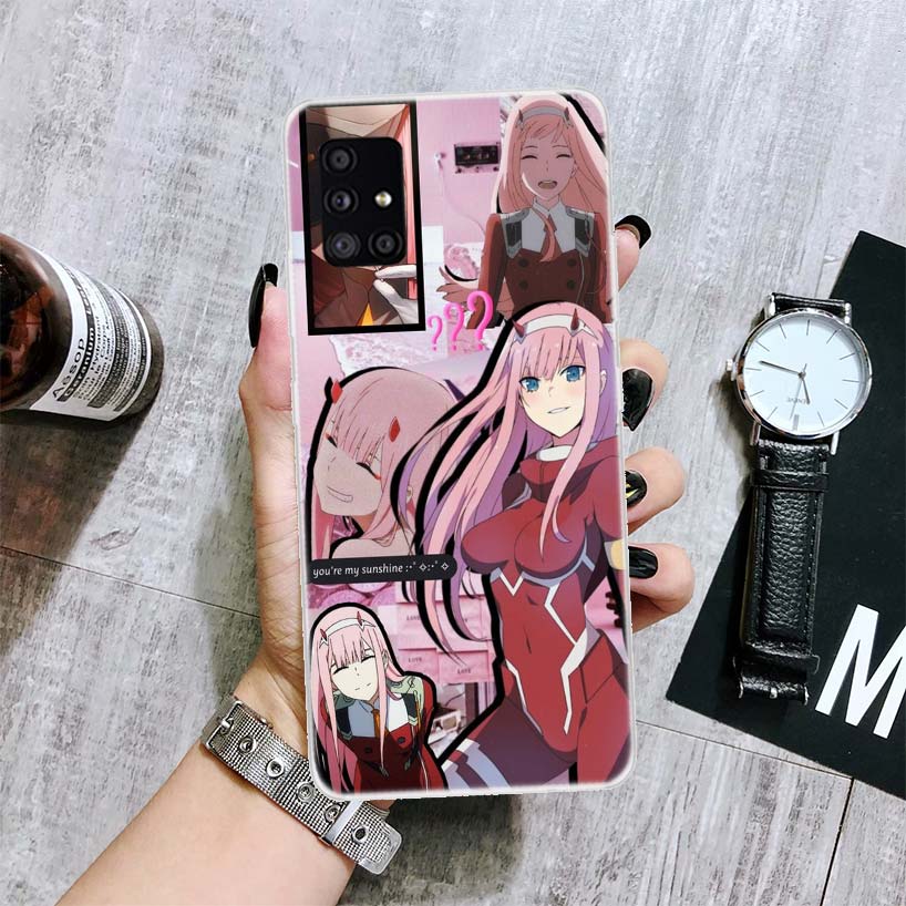Zero Two Darling In The FranXX Phone Case For Samsung Galaxy A12 A22 A32 A42 A52 A72 A51 A71 5G A41 A31 A21 A02S M12 M21 M31 M30
