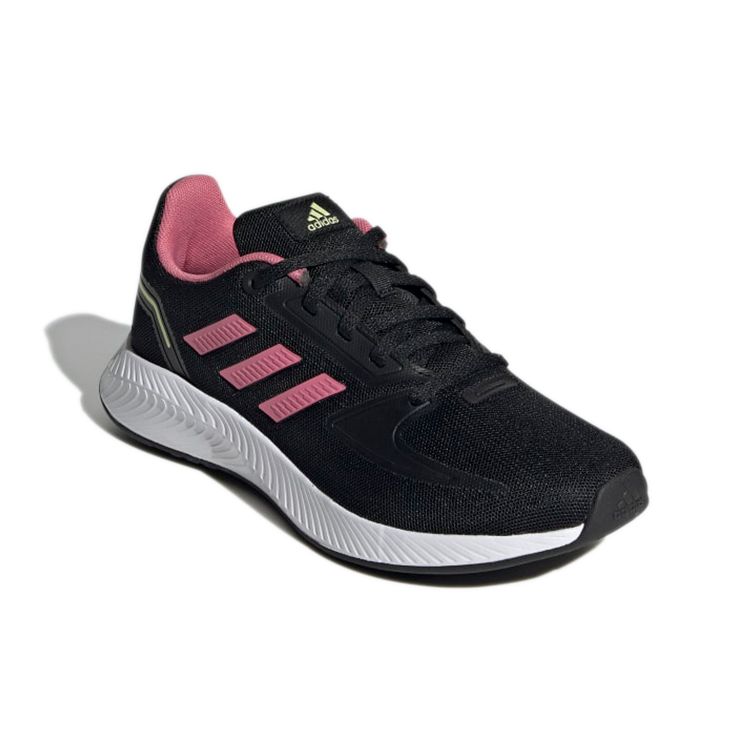 adidas Runfalcon 2.0 J Black Rose Tone Детские кроссовки Core-Black Pulse-Yellow GZ7420