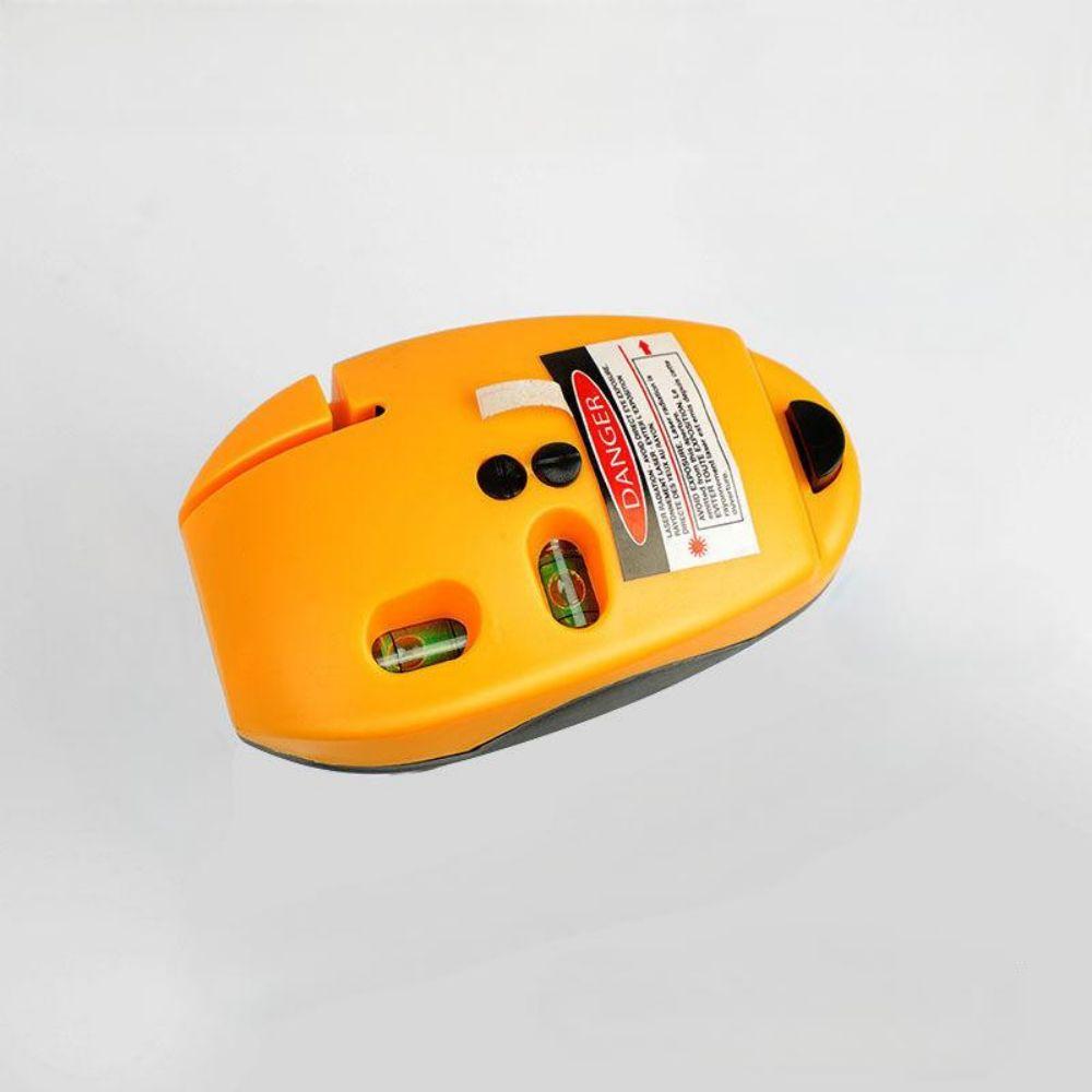 Mouse Type Vertical Level Mini Portable 90 Degree Right Angle Infrared Laser Level Decoration Wiring Plastic Measuring Tool