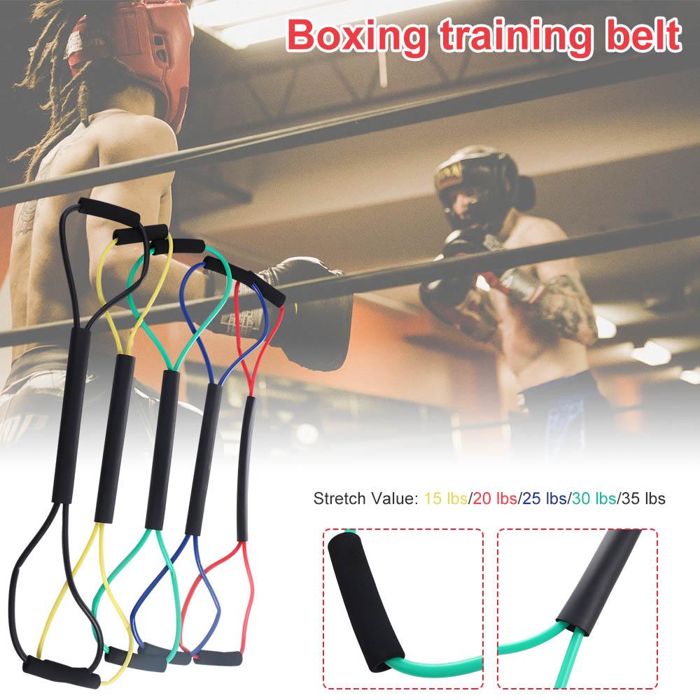Strength Pull Rope Elastic Band Strength Equipment Boxing Resistance Band Speed Training Pull Rope