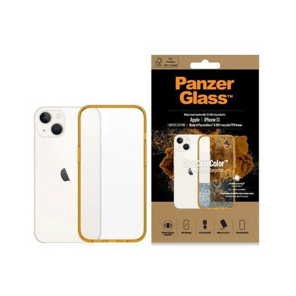 Etui do iPhone 13 PanzerGlass ClearCase Antibacterial 6.1" Tangerine