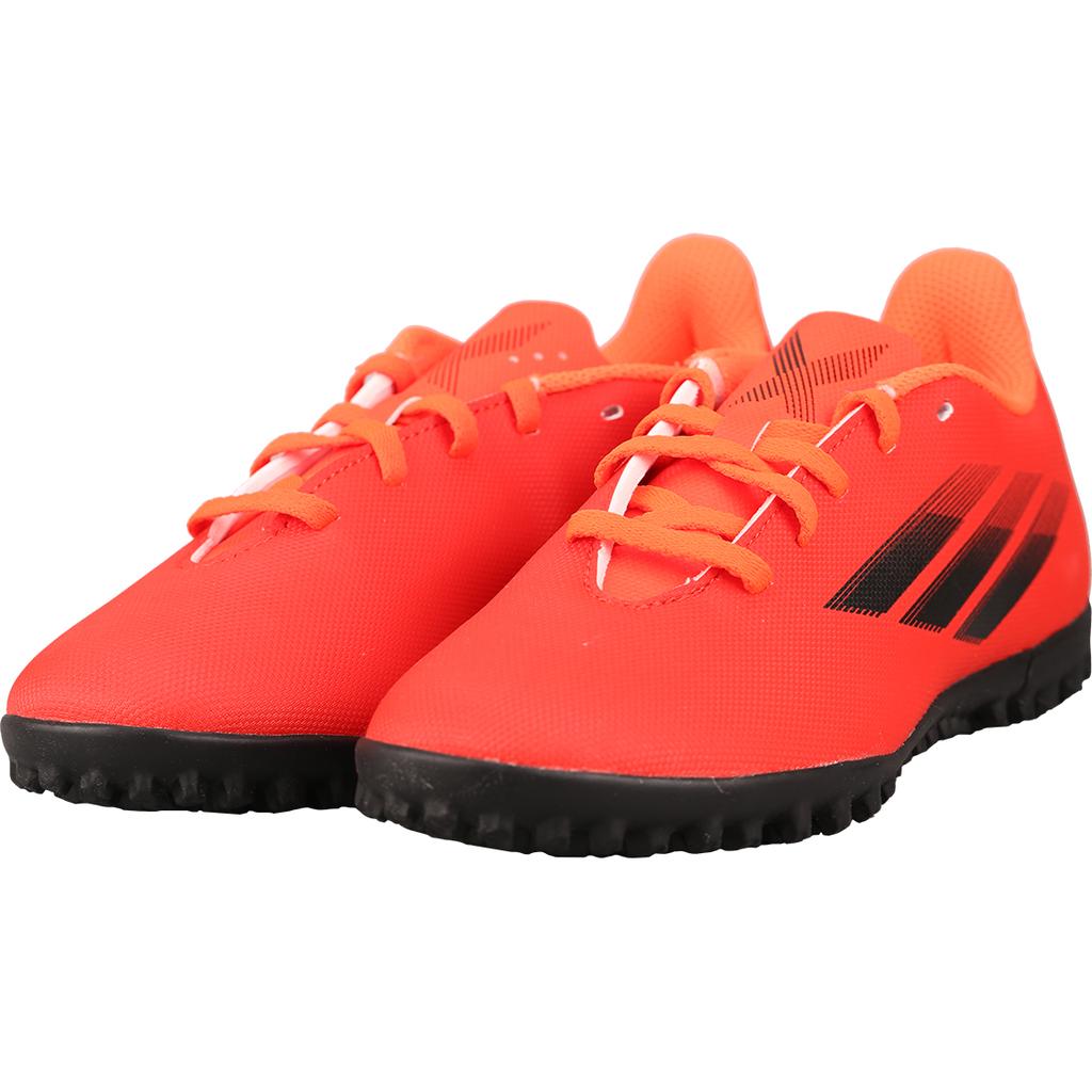 adidas X Speedflow.4 Сетчатые износостойкие низкие футбольные бутсы Красные Детские FY3327